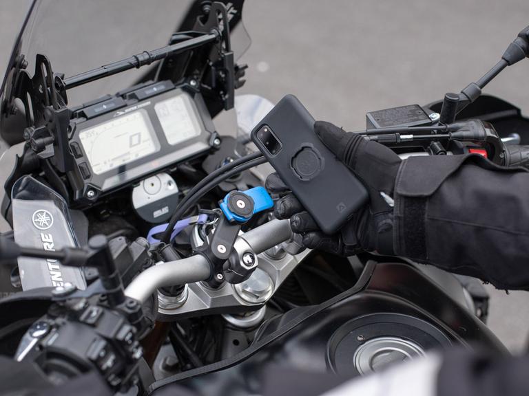 Quad Lock Motorcycle Handlebar Mount for iPhone and Samsung Galaxy Phones